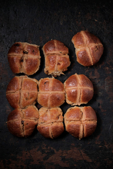 Purely Delicious Hot Cross Buns