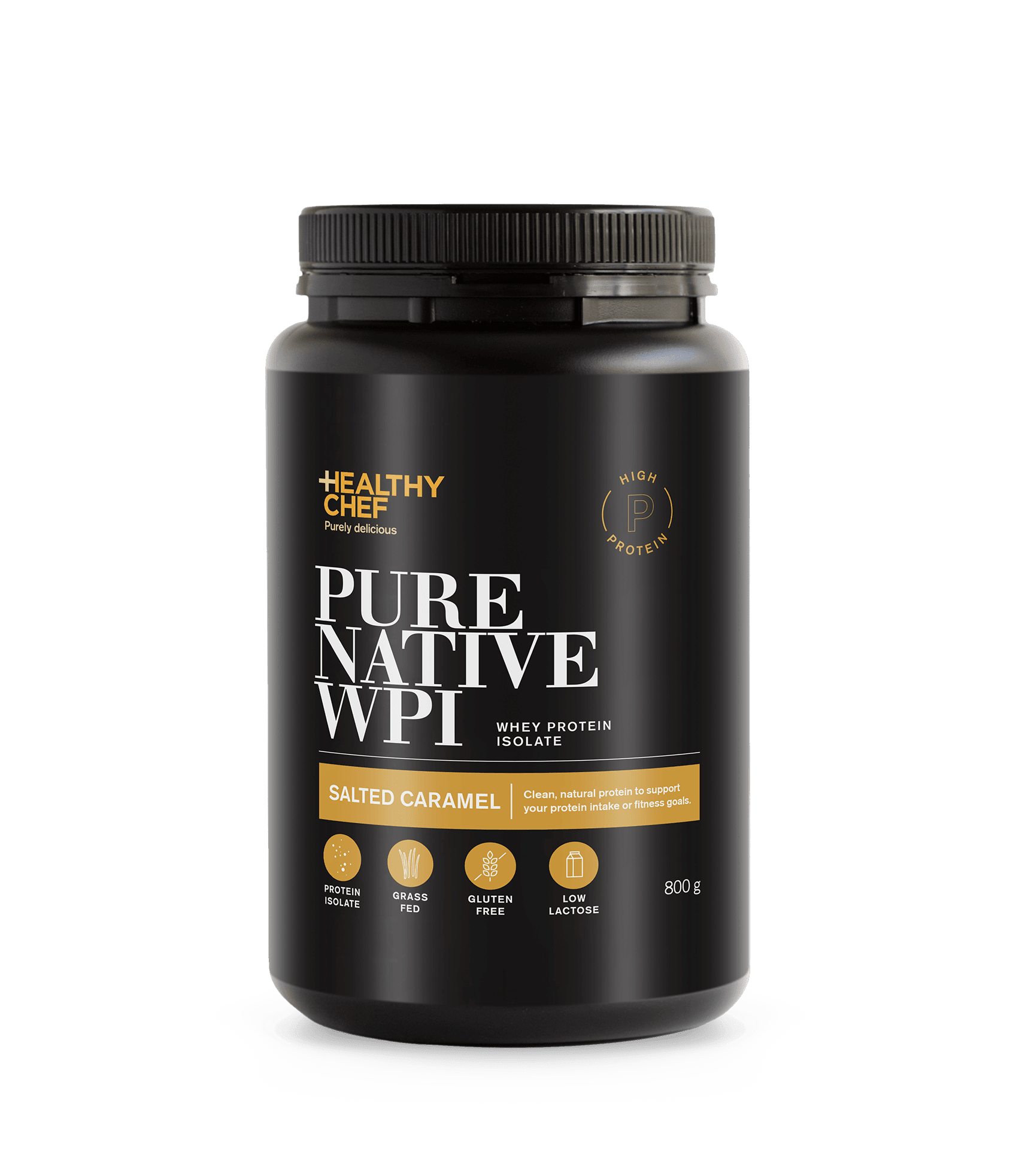 Whey Protein Isolate Salted Caramel Supplement Powders The Healthy Chef