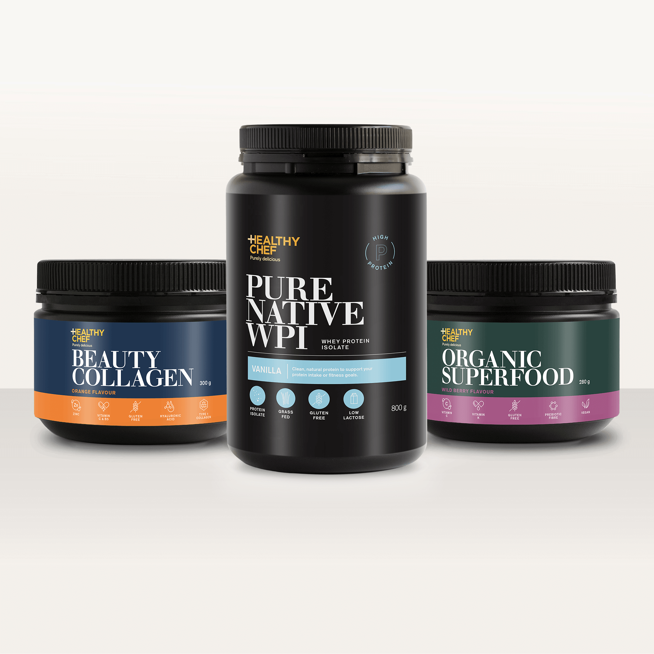 Beauty Bundle Supplement Powders The Healthy Chef
