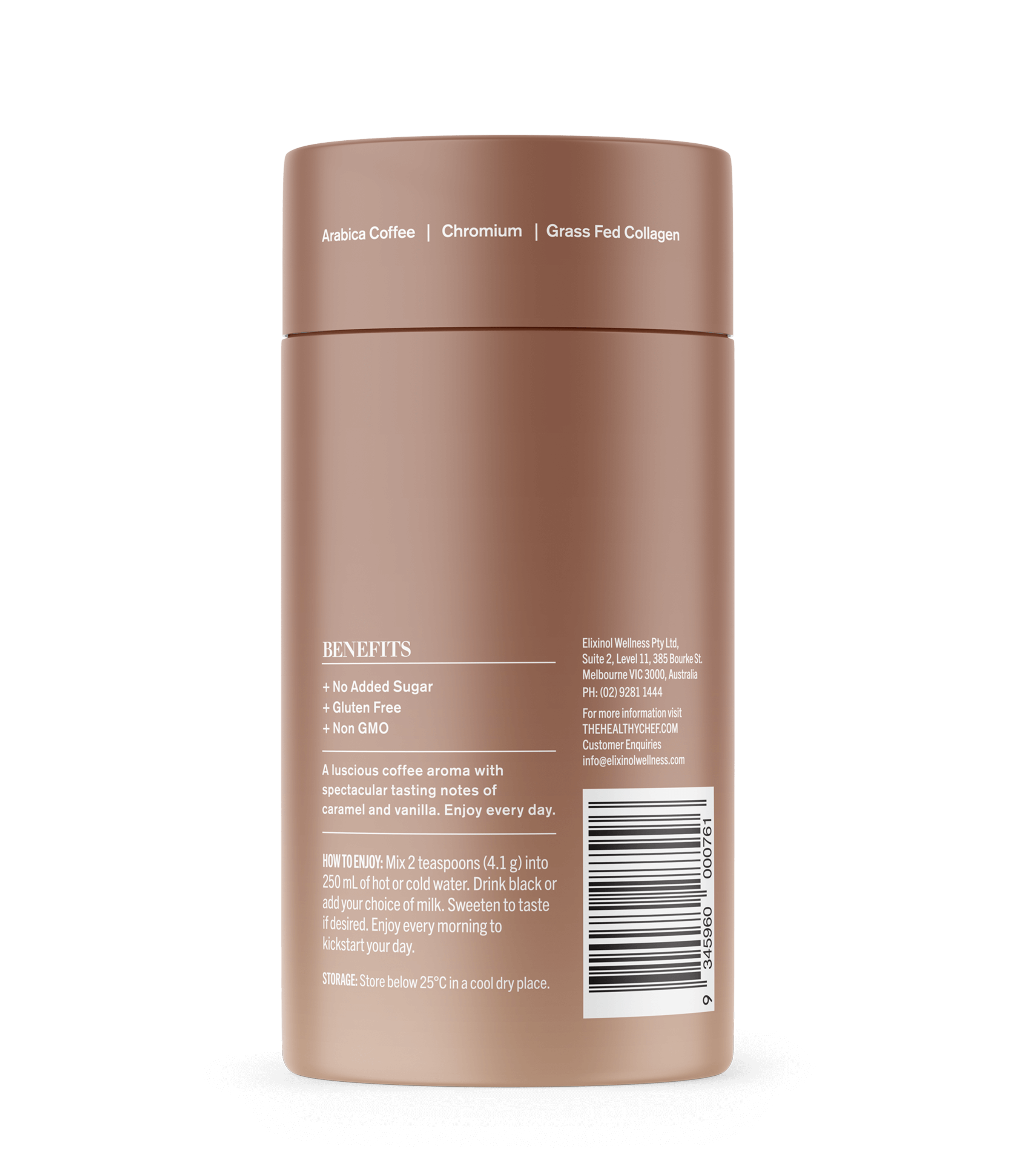 Collagen Coffee - 150g Functional Drinks & Broths The Healthy Chef