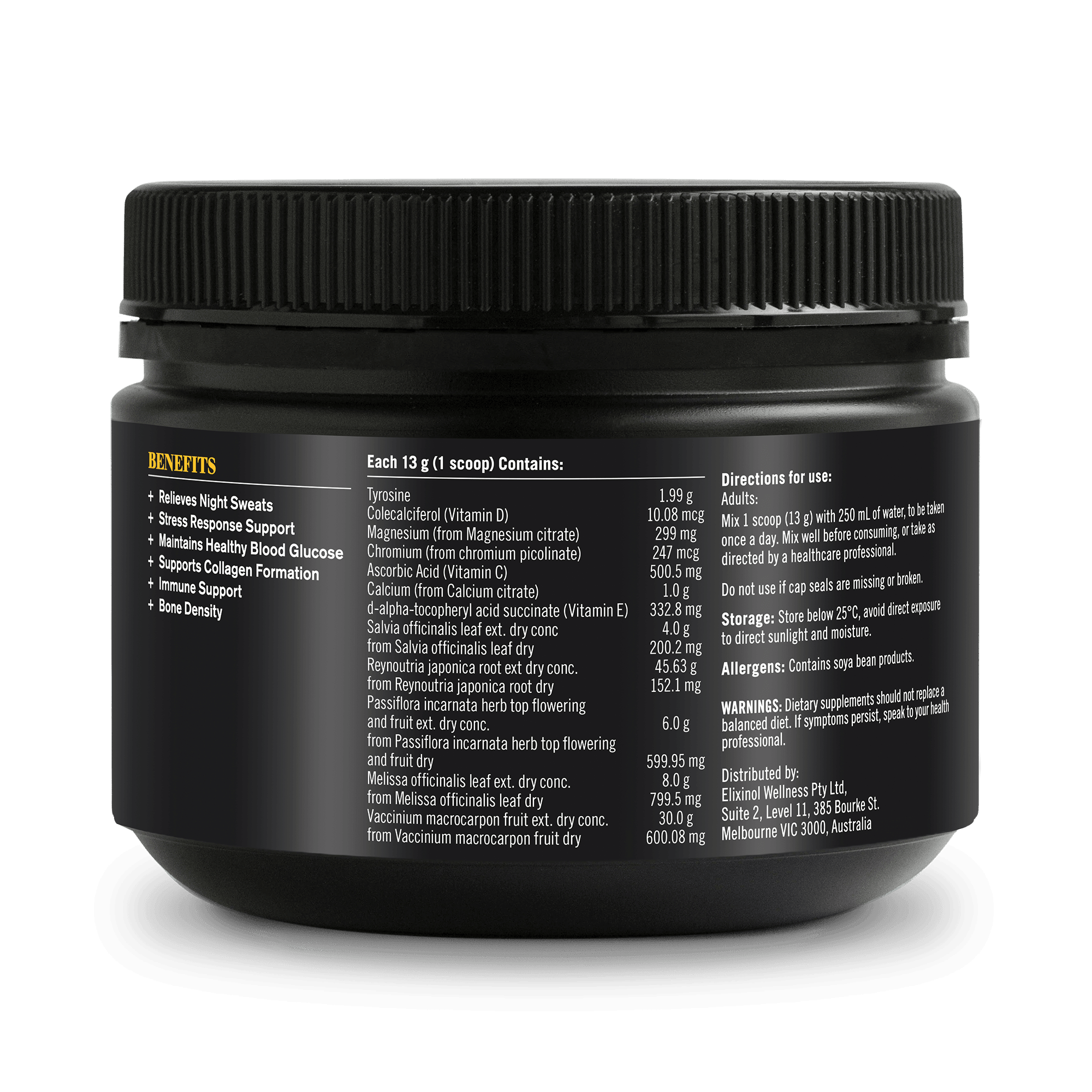 Menopause+ - 390g Supplement Powders The Healthy Chef