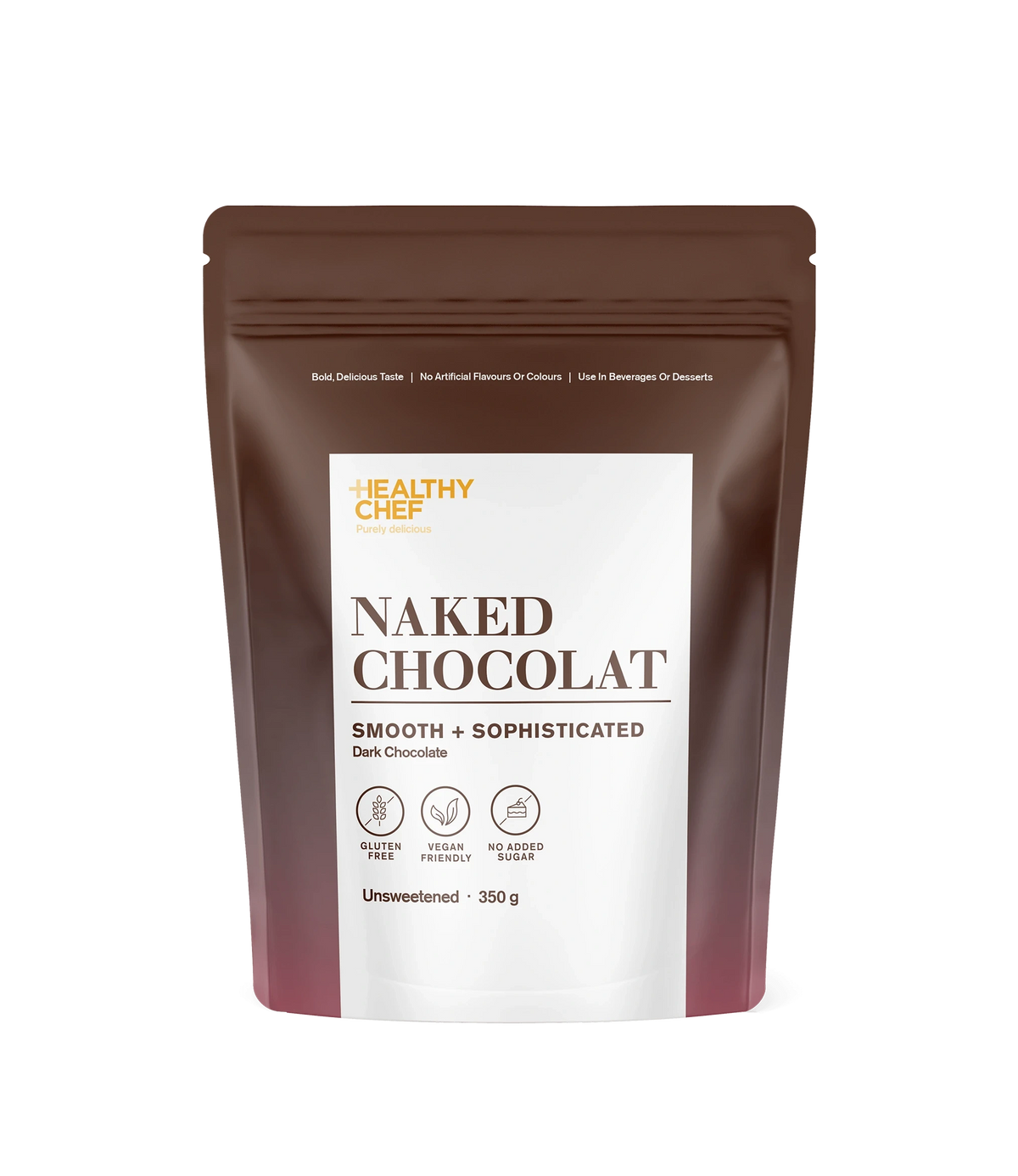 Naked Chocolat Dark - 350g Functional Drinks & Broths The Healthy Chef