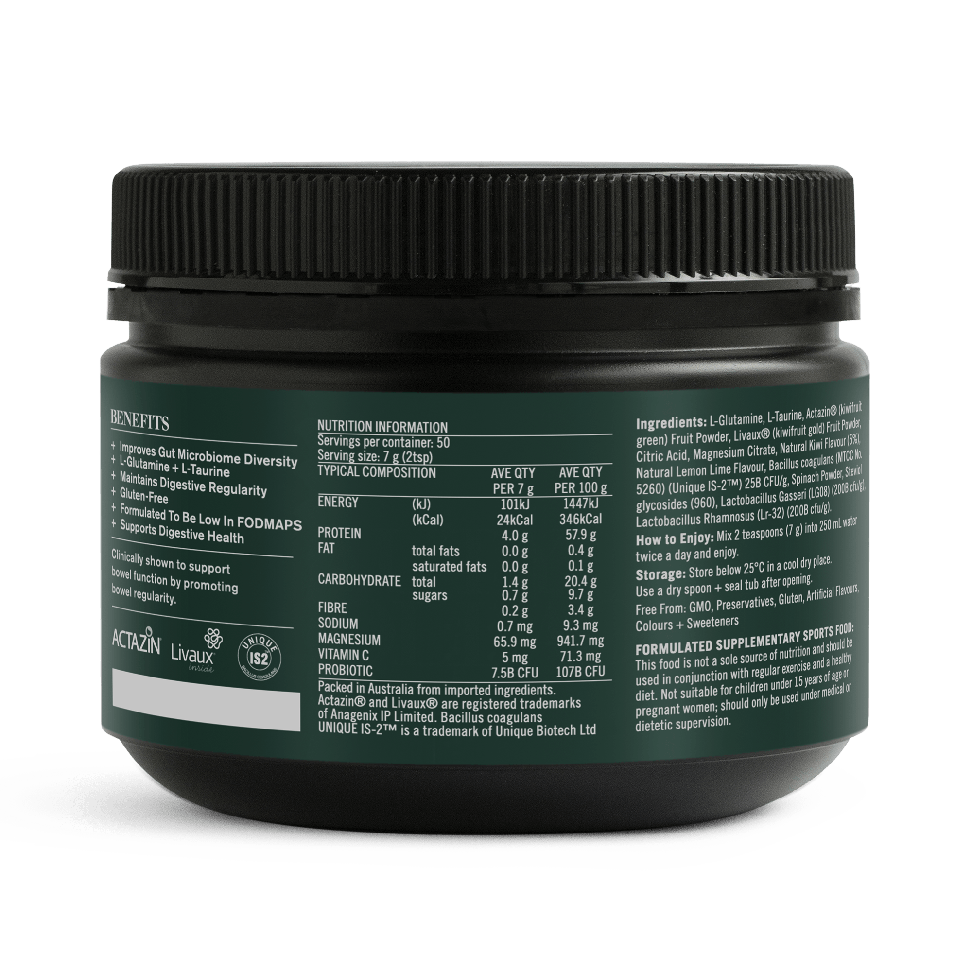 Probiotic + Prebiotic Supplement Powders The Healthy Chef