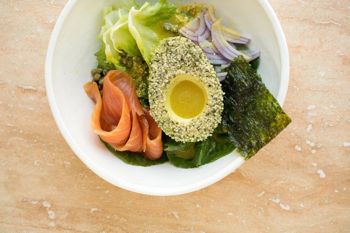 Smoked Salmon Caesar Salad