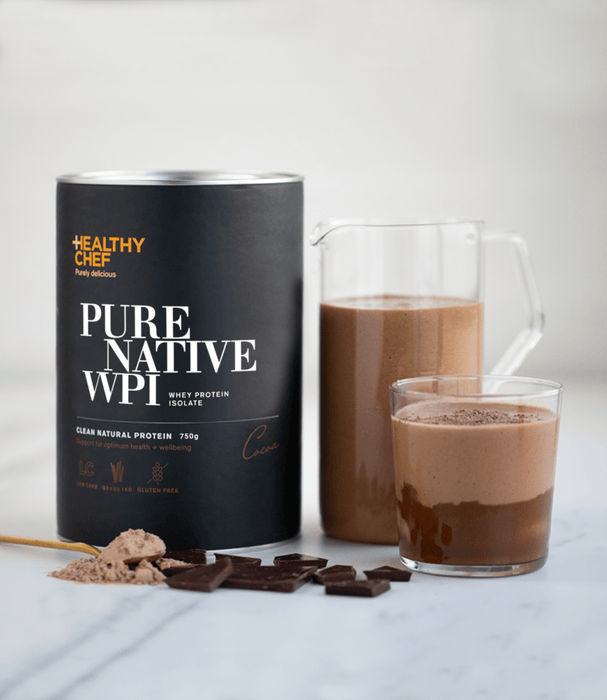 Pure Native WPI Cocoa Protein The Healthy Chef 