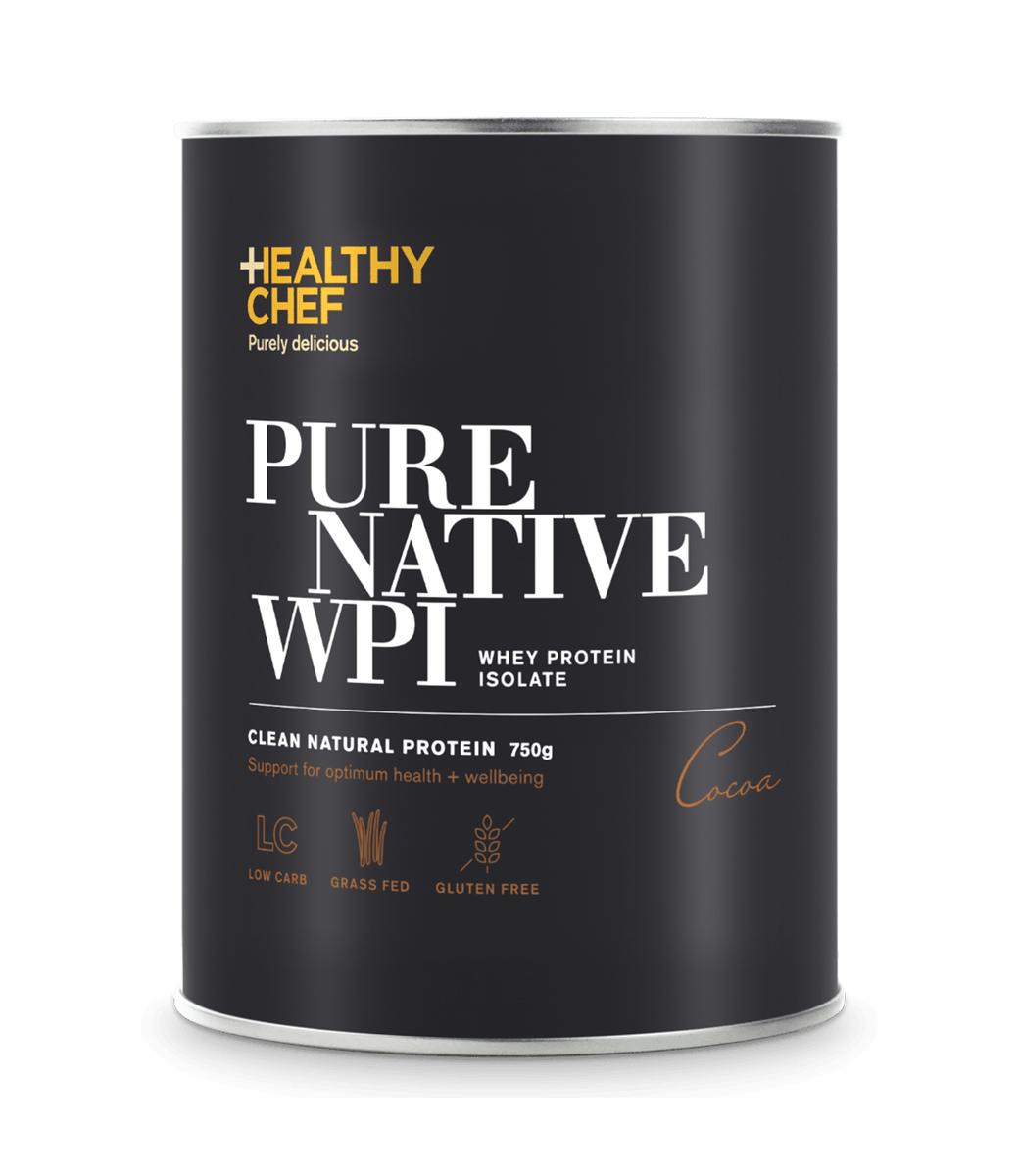 The Healthy Chef Pure Native Whey Protein Isolate Cocoa