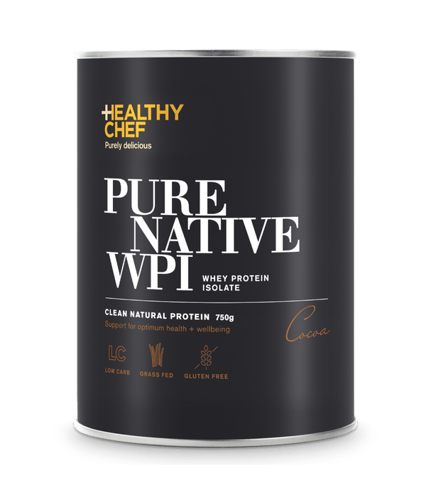 Pure Native WPI Cocoa Protein The Healthy Chef 