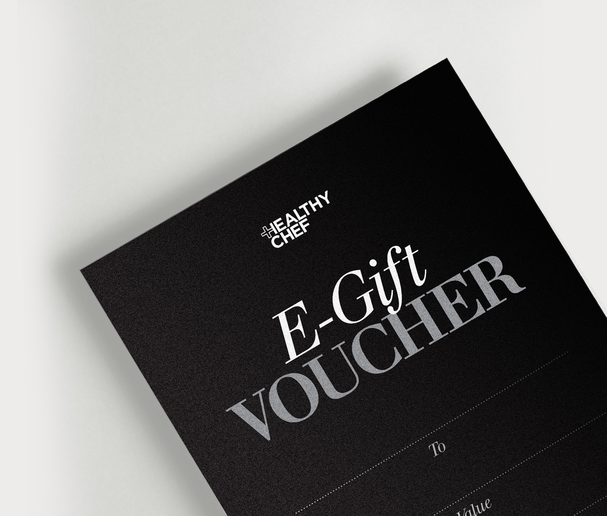 E-Gift Voucher Gift Voucher The Healthy Chef