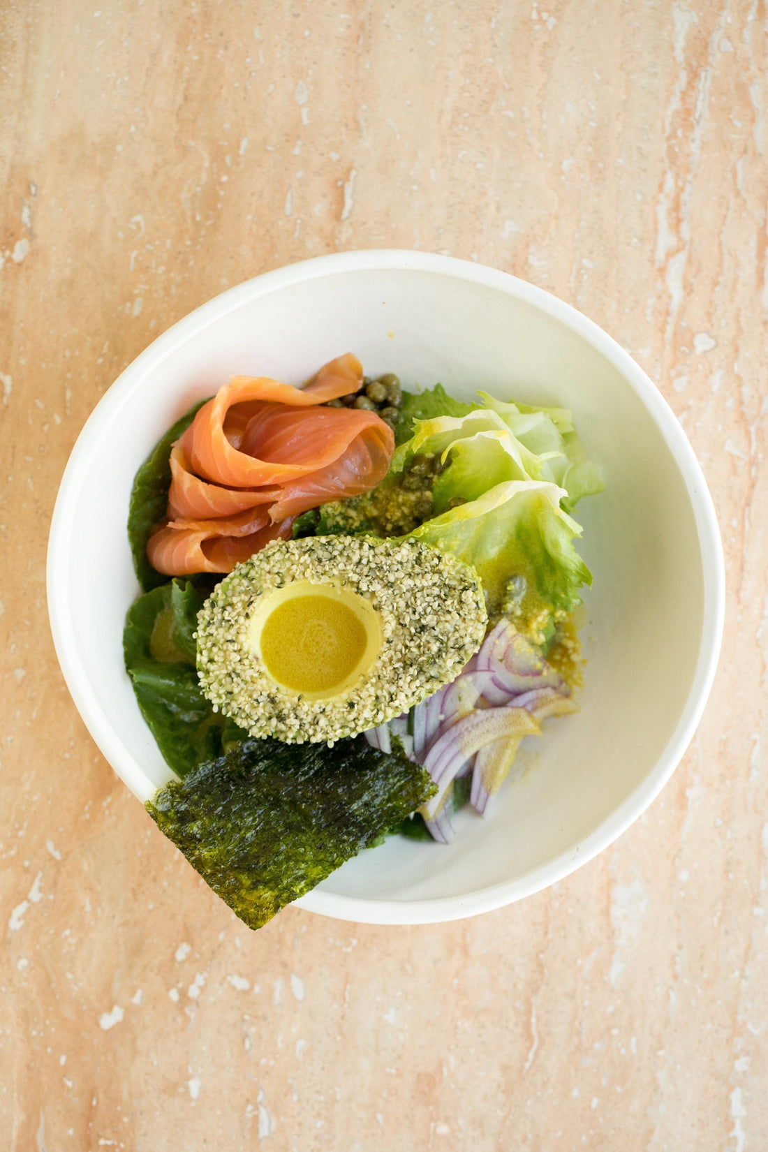 Smokes Salmon Caesar Salad