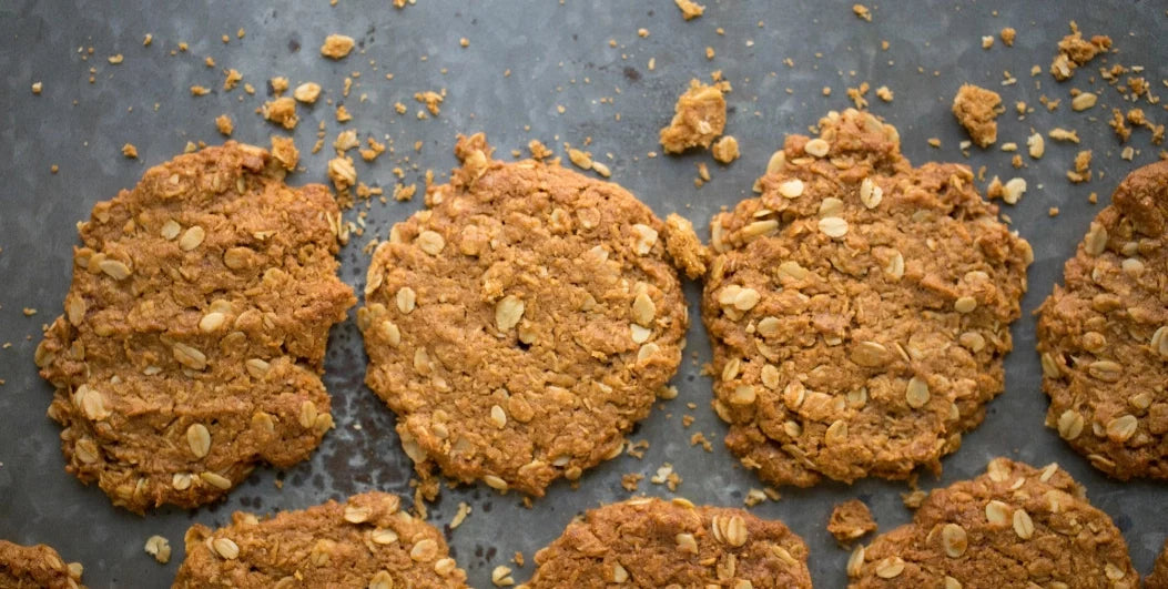 Healthy Olive Oil ANZAC Biscuits