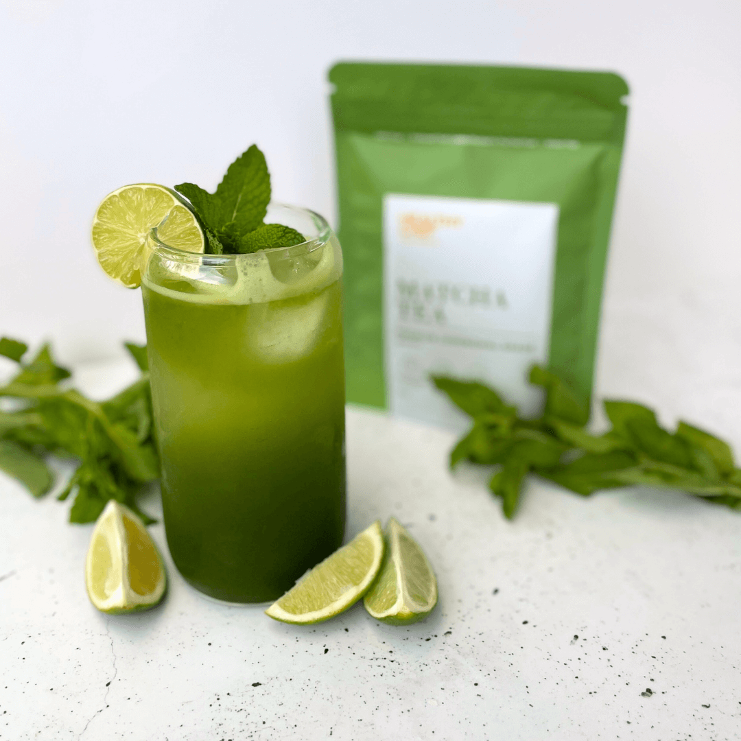Sparkling Matcha Mojito