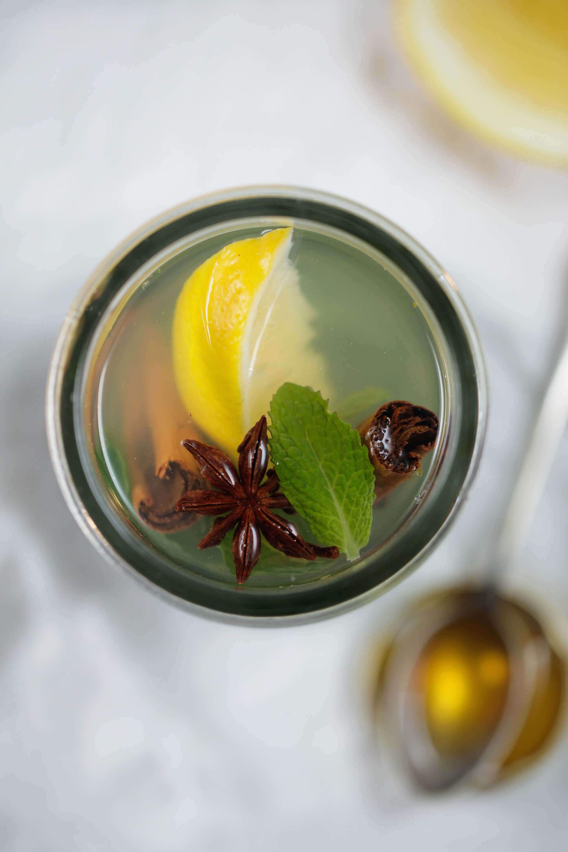 Muddled Marrakech Mint Tea