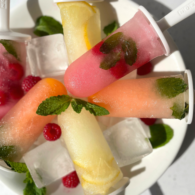 Fruity Protein Icy Pops