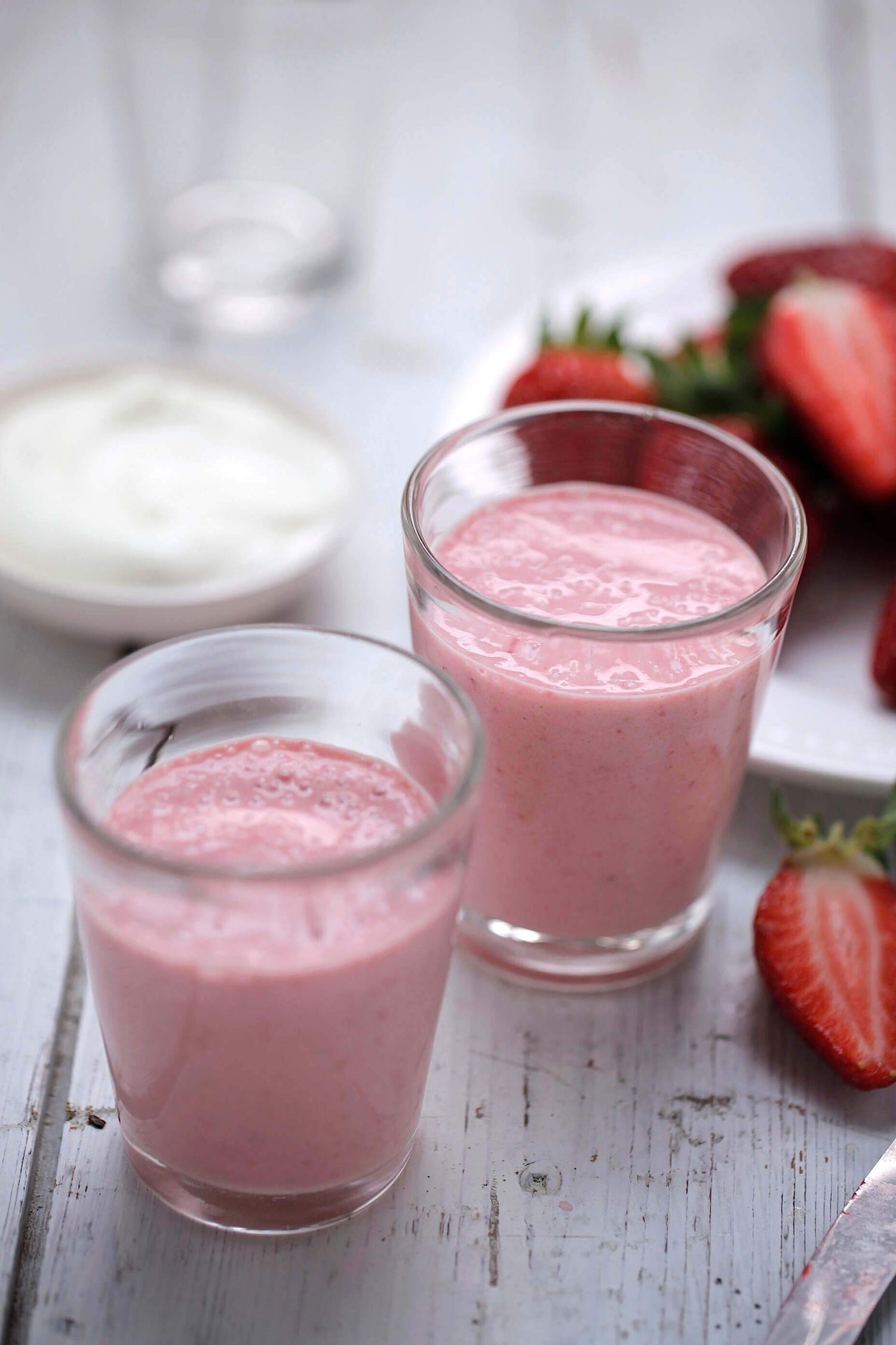 Strawberries + Crème Smoothie