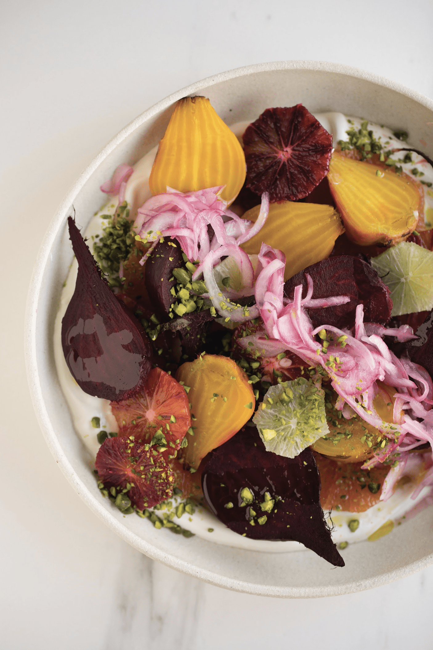 BEETROOT W/ BLOOD ORANGE + WHIPPED FETA