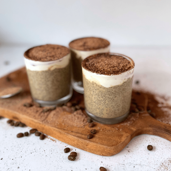 Tiramisu Chia Pudding
