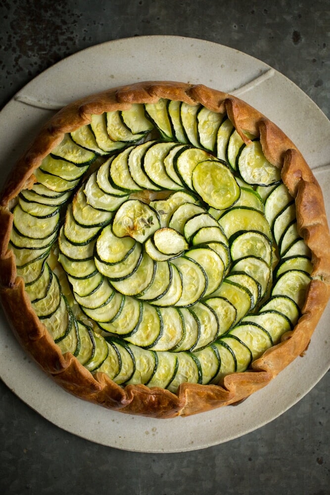 Zucchini + Ricotta Tart