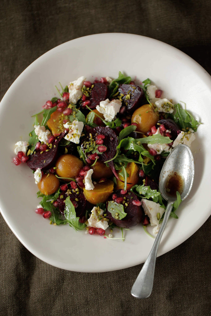 Beetroot Salad With Pomegranate + Pistachio