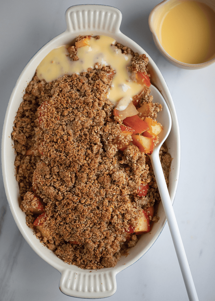 GLUTEN-FREE APPLE CRUMBLE