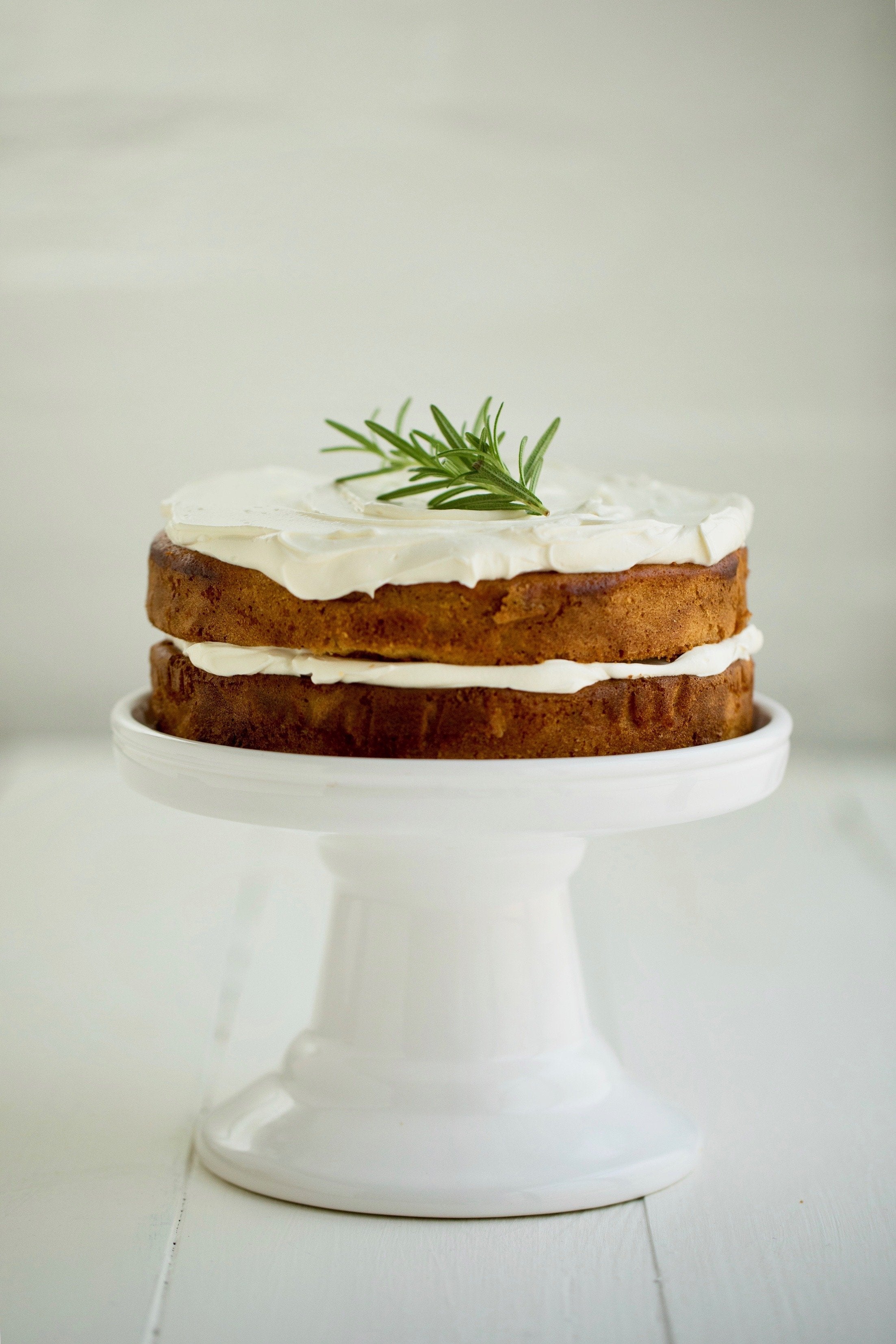 Orange + Olive Oil Cake w/ Yoghurt Frosting