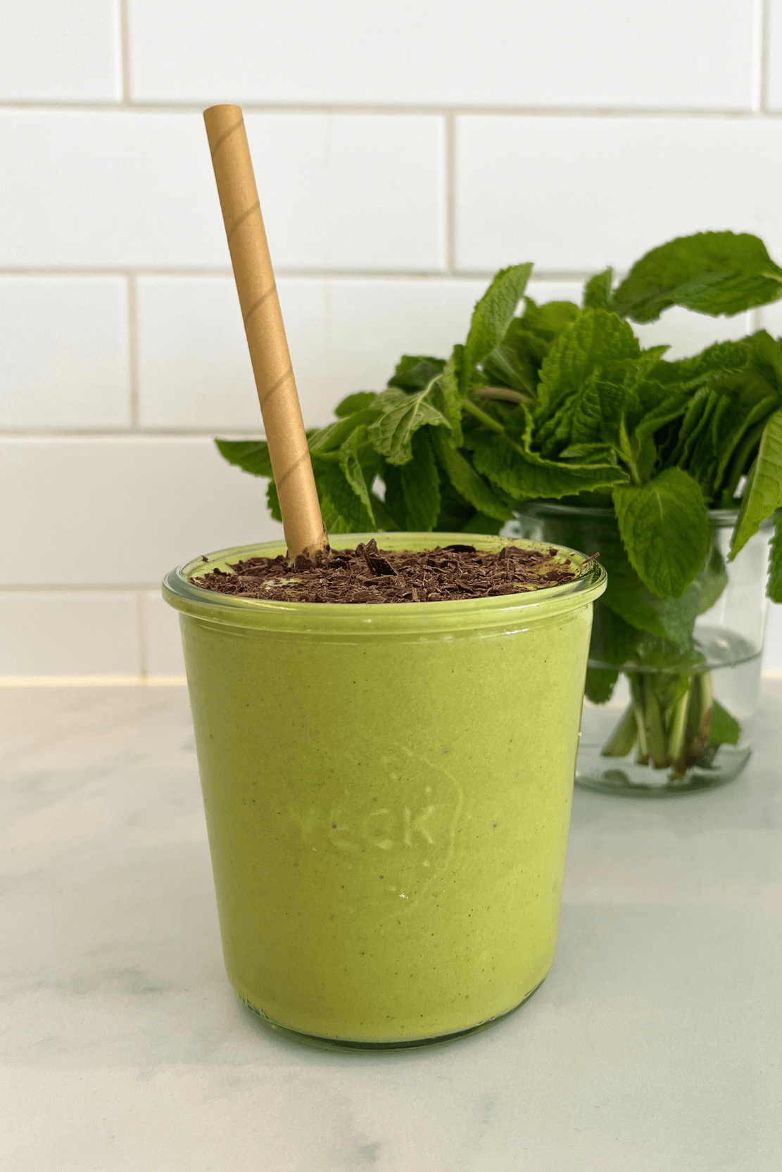 Mint Slice Matcha Smoothie