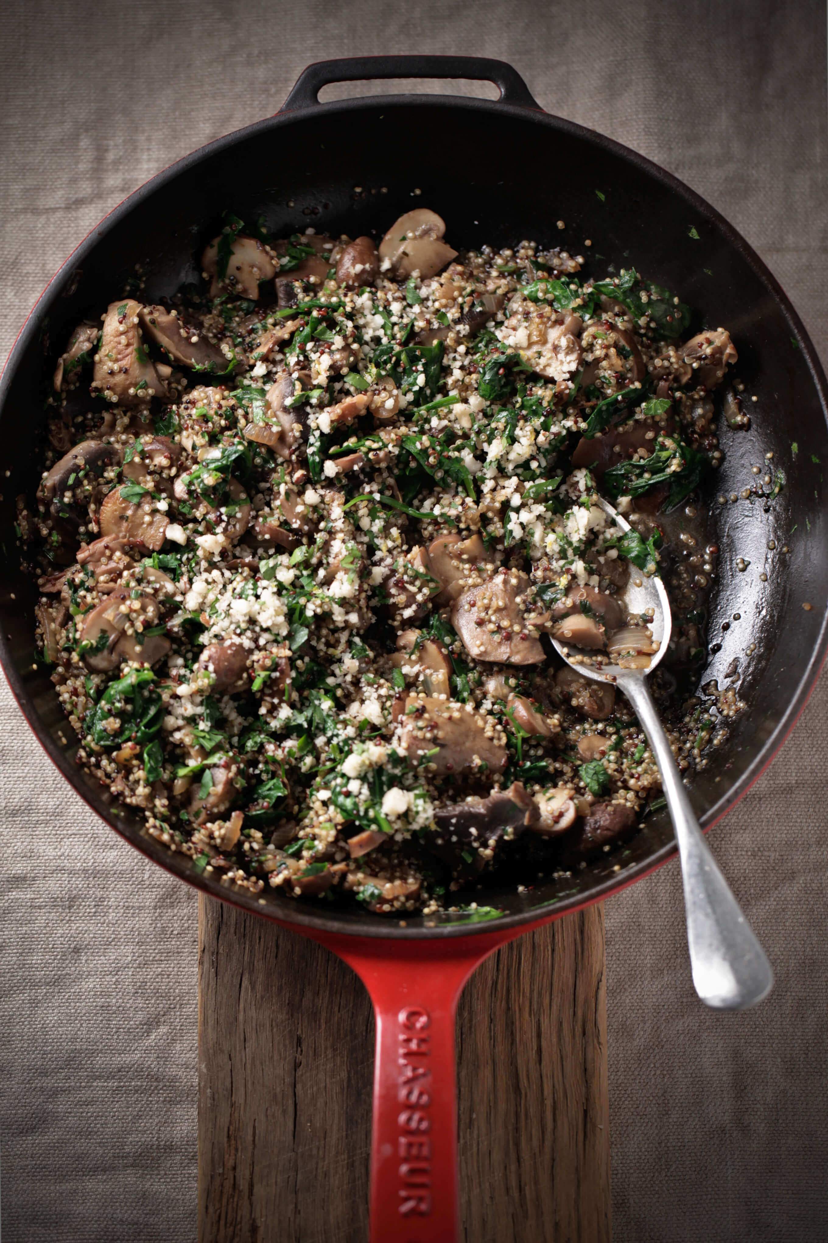 Mushroom & Quinoa Risotto