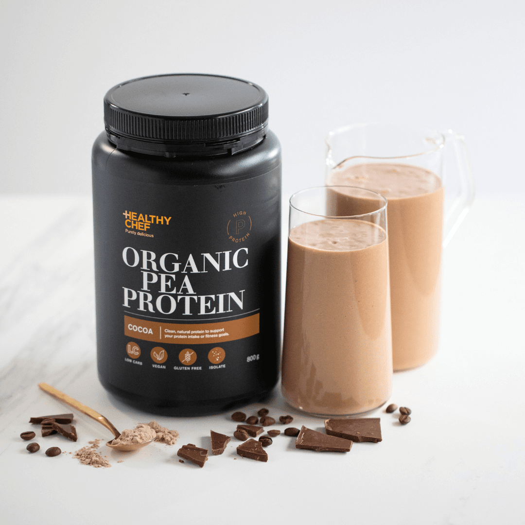 Organic Pea Protein Cocoa Supplement Powders The Healthy Chef 