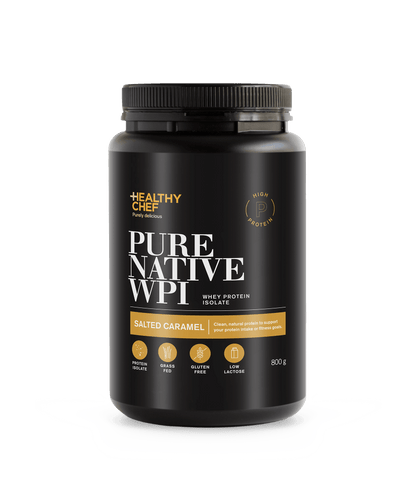 Whey Protein Isolate Salted Caramel Supplement Powders The Healthy Chef 