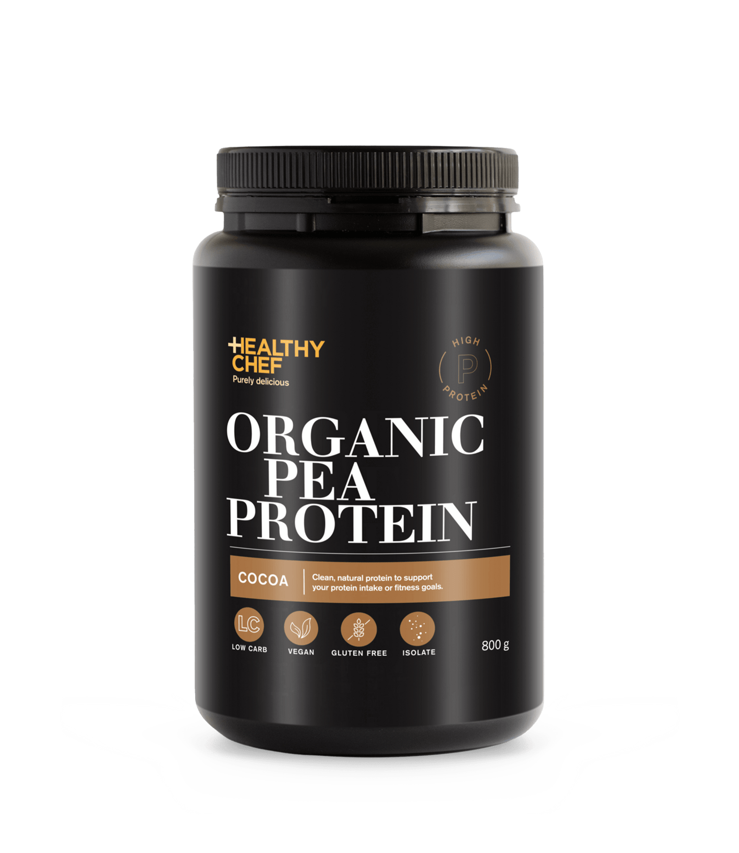 Organic Pea Protein Cocoa Supplement Powders The Healthy Chef 