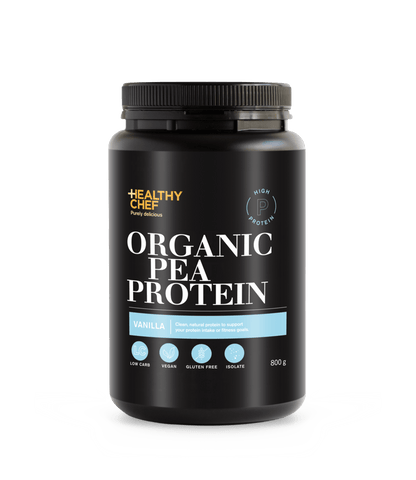 Organic Pea Protein Vanilla Supplement Powders The Healthy Chef 