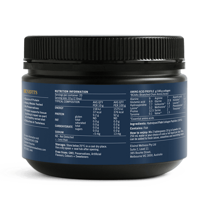 Marine Collagen - 200g Supplement Powders The Healthy Chef 