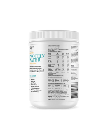 Body Fit Protein Water - 600g Protein The Healthy Chef 