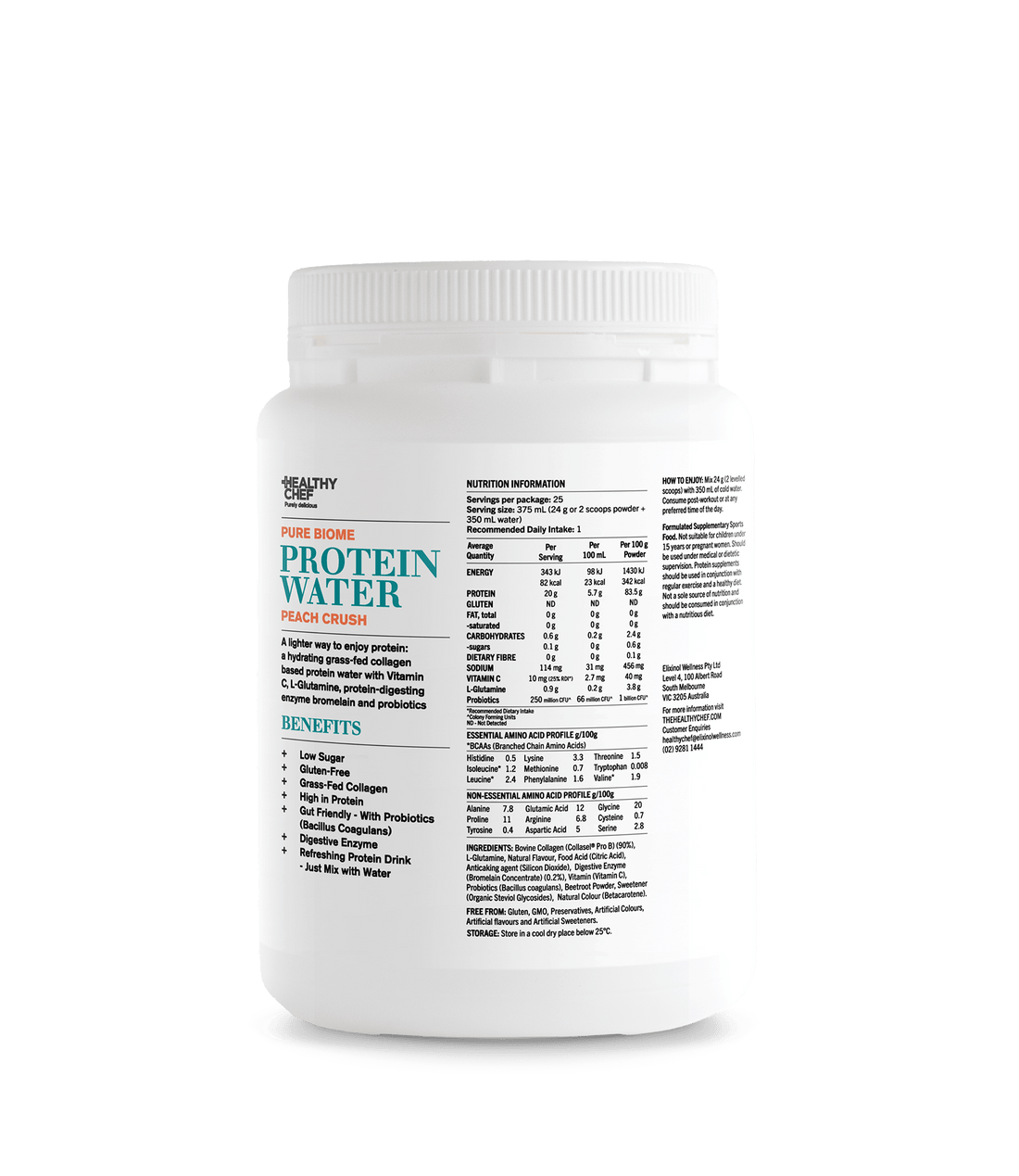 Protein Water - Pure Biome The Healthy Chef 