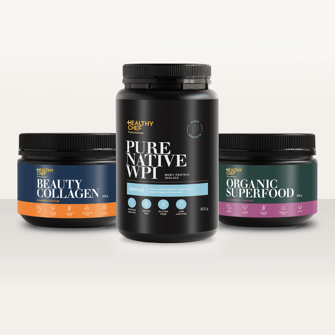 Beauty Bundle Supplement Powders The Healthy Chef 