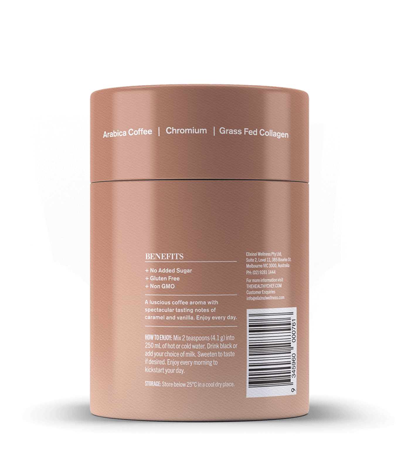 Collagen Coffee - 150g Functional Drinks &amp; Broths The Healthy Chef 
