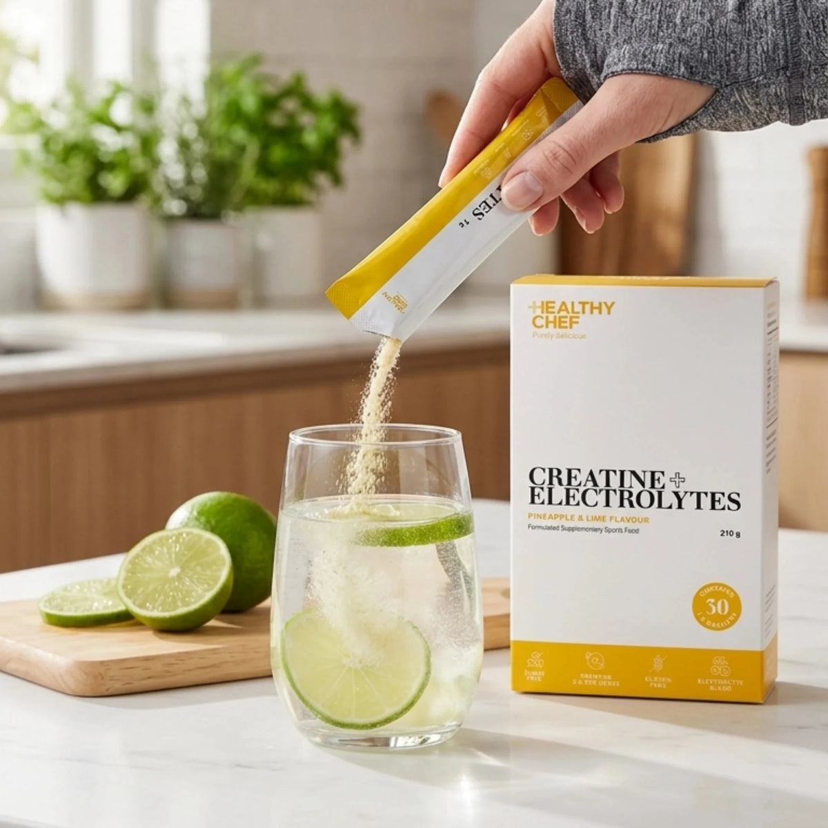 Creatine + Electrolytes Pineapple + Lime Lifestyle