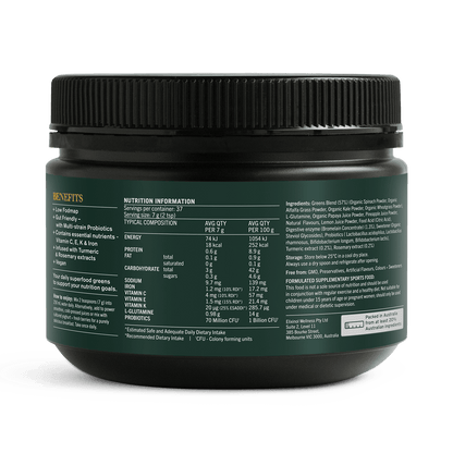 Everyday Greens - 260g Supplement Powders The Healthy Chef 