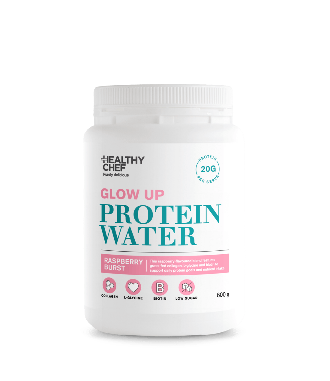 Protein Water - Glow Up The Healthy Chef 