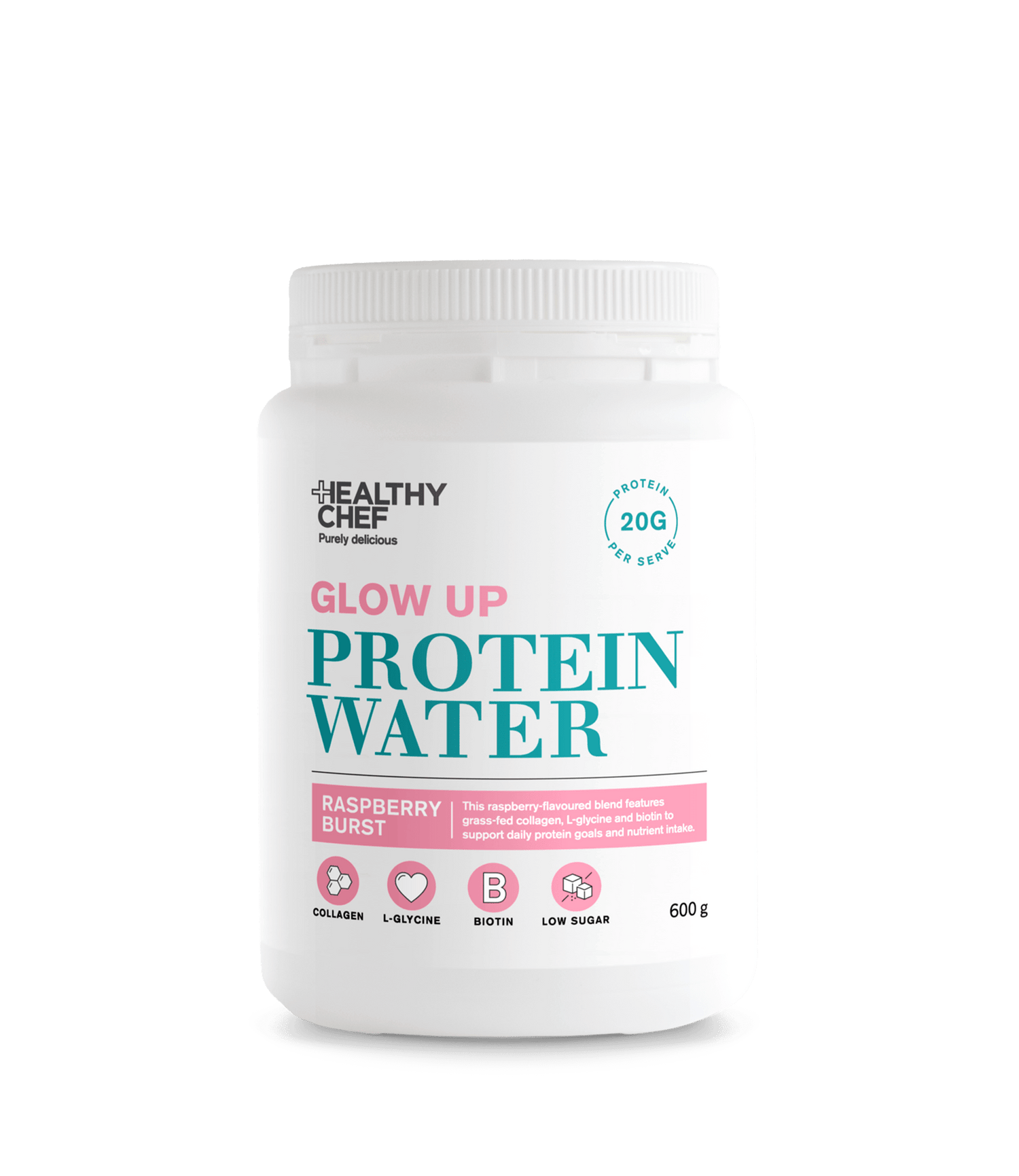 Protein Water - Glow Up The Healthy Chef 