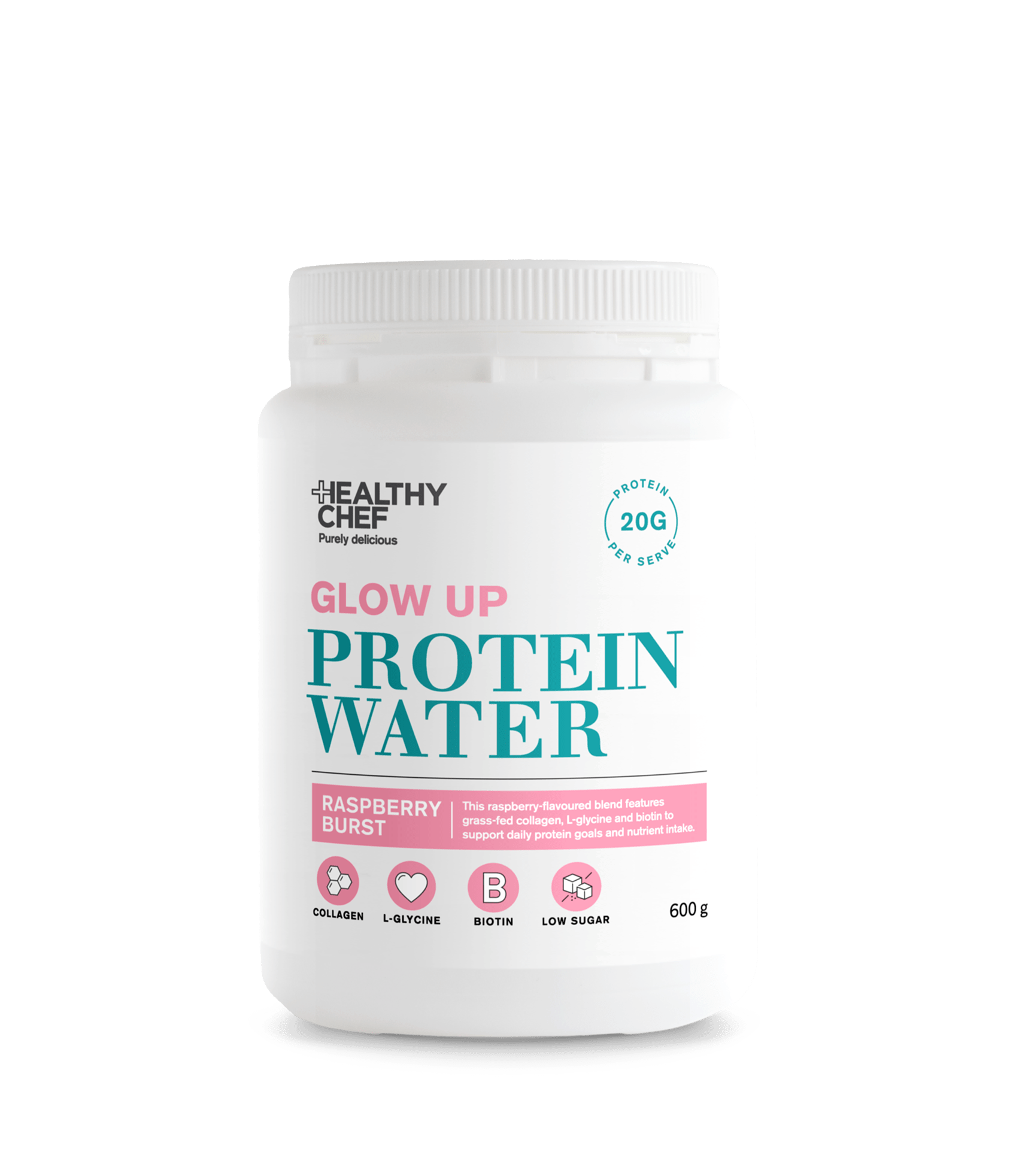 Protein Water - Glow Up The Healthy Chef 