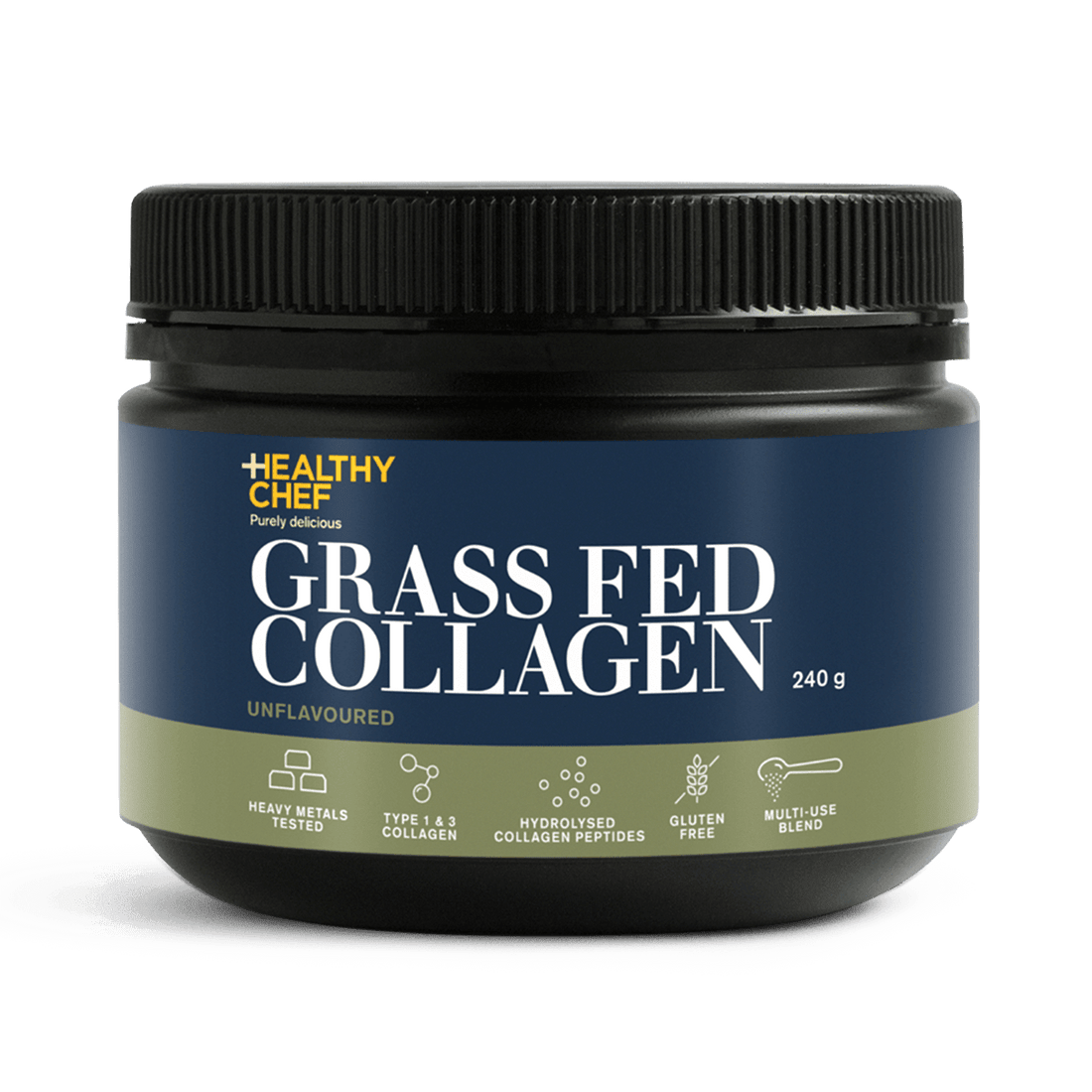 Grass Fed Collagen - 240g Supplement Powders The Healthy Chef 
