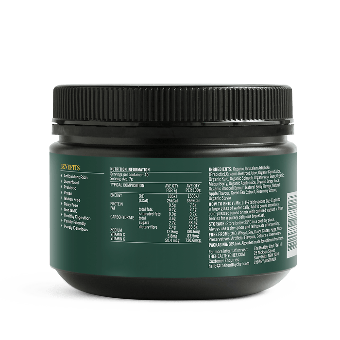 Organic Superfood Supplement Powders The Healthy Chef 