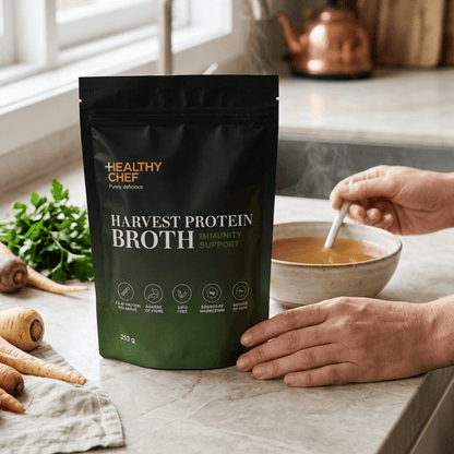 Harvest Protein Broth - 252g Functional Drinks &amp; Broths The Healthy Chef 