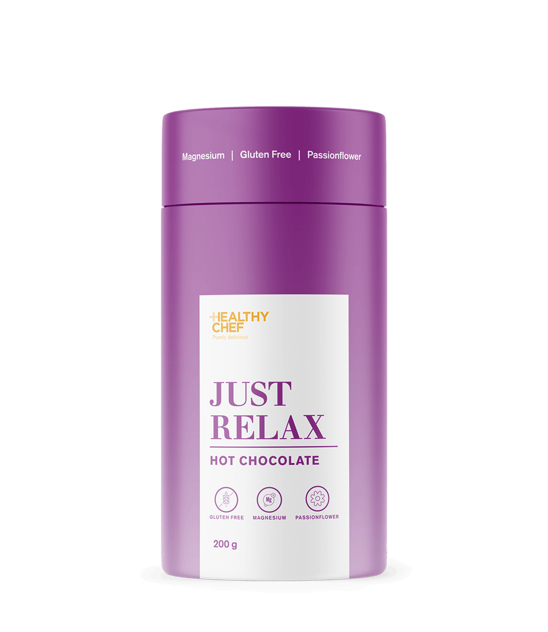 Just Relax Hot Chocolate - 200g Functional Drinks &amp; Broths The Healthy Chef 