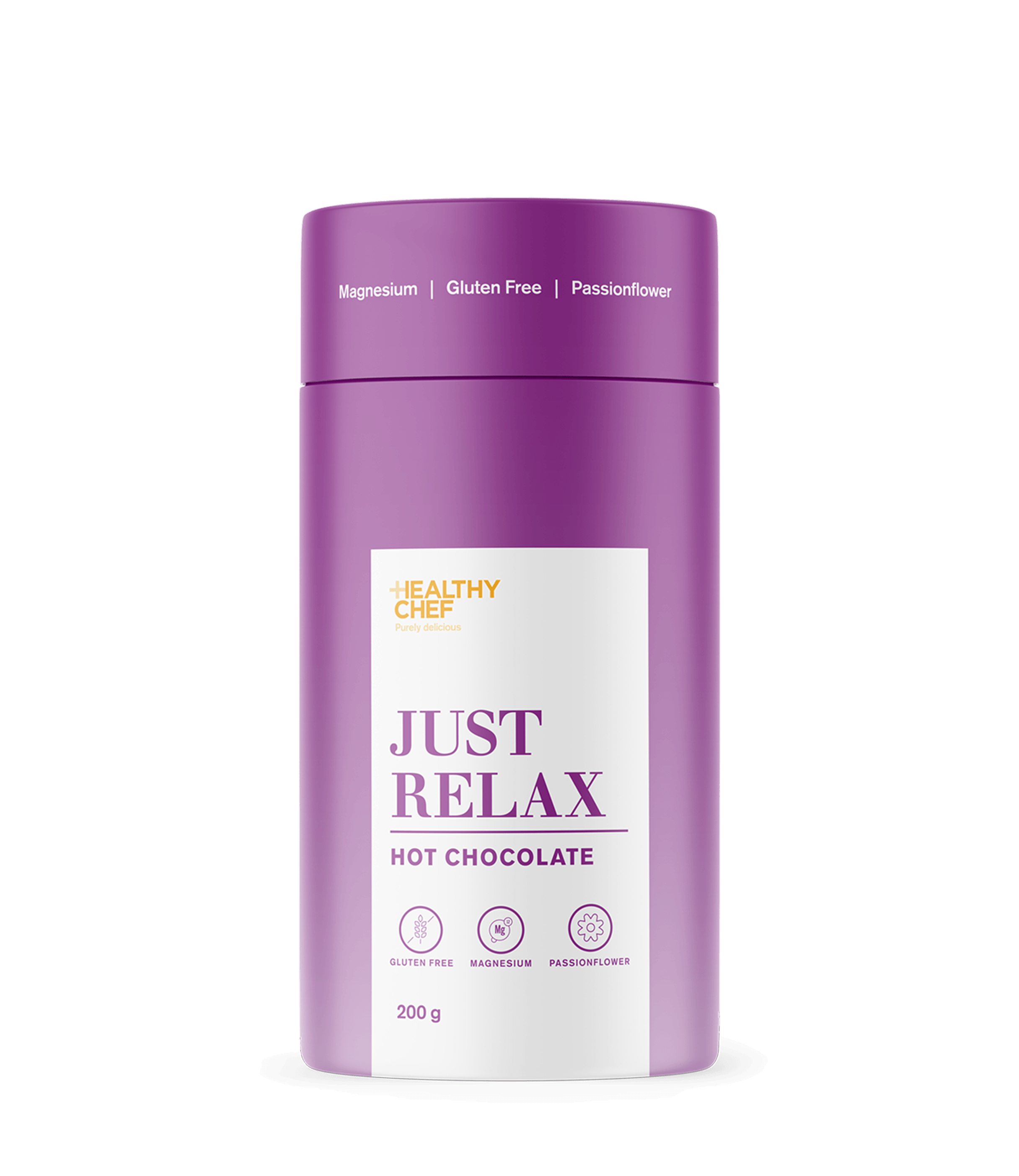 Just Relax Hot Chocolate - 200g Functional Drinks &amp; Broths The Healthy Chef 
