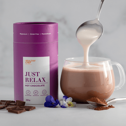 Just Relax Hot Chocolate - 200g Functional Drinks &amp; Broths The Healthy Chef 