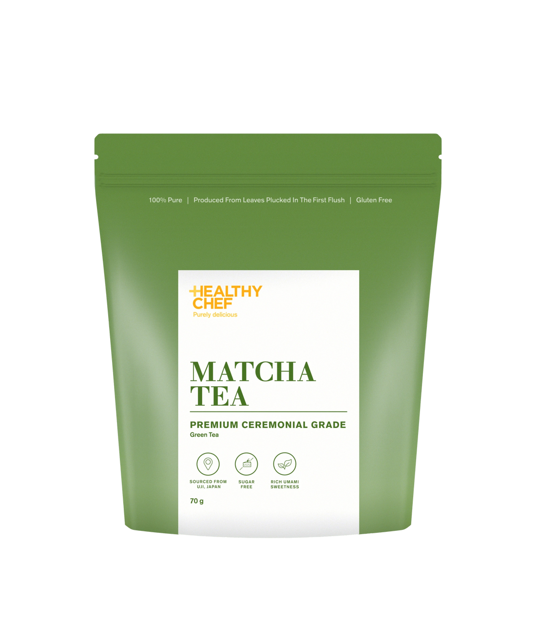 Matcha Tea - 70g Functional Drinks &amp; Broths The Healthy Chef 
