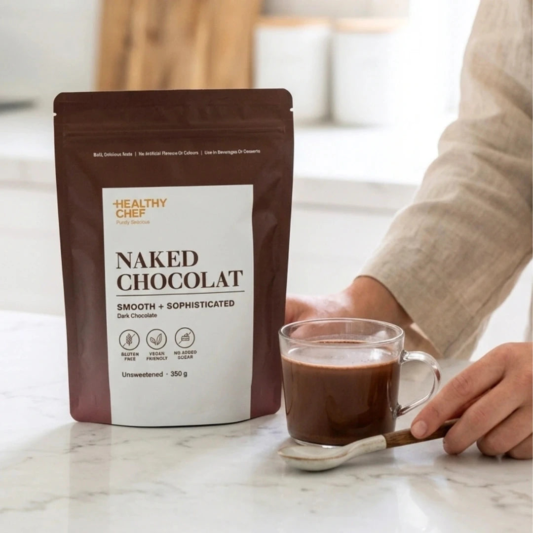Naked Chocolat Dark - 350g Functional Drinks &amp; Broths The Healthy Chef 