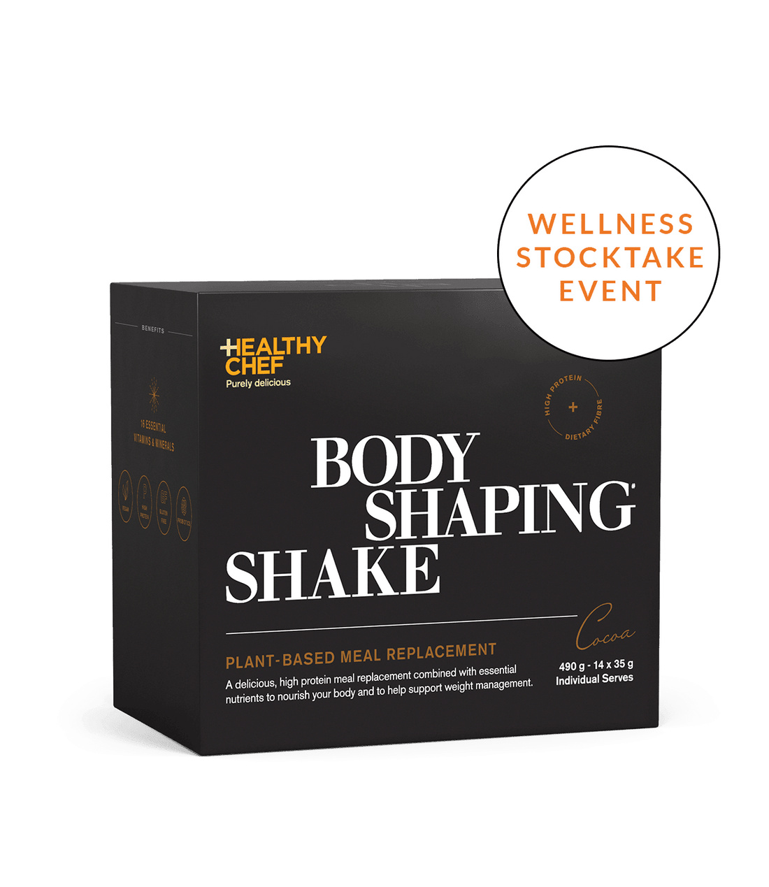 Body Shaping Shake Cocoa Supplement Powders The Healthy Chef 