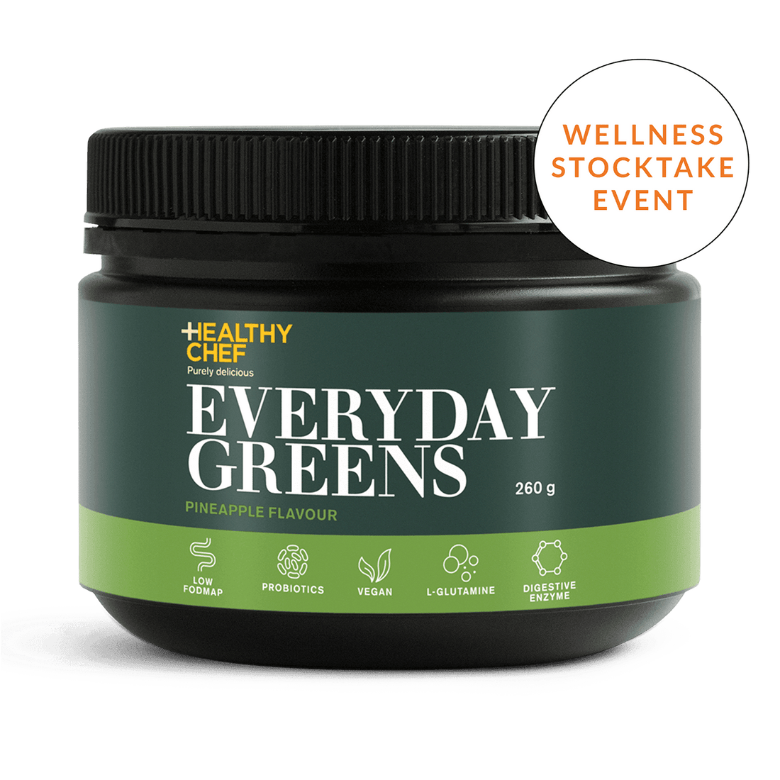 Everyday Greens - 260g Supplement Powders The Healthy Chef 